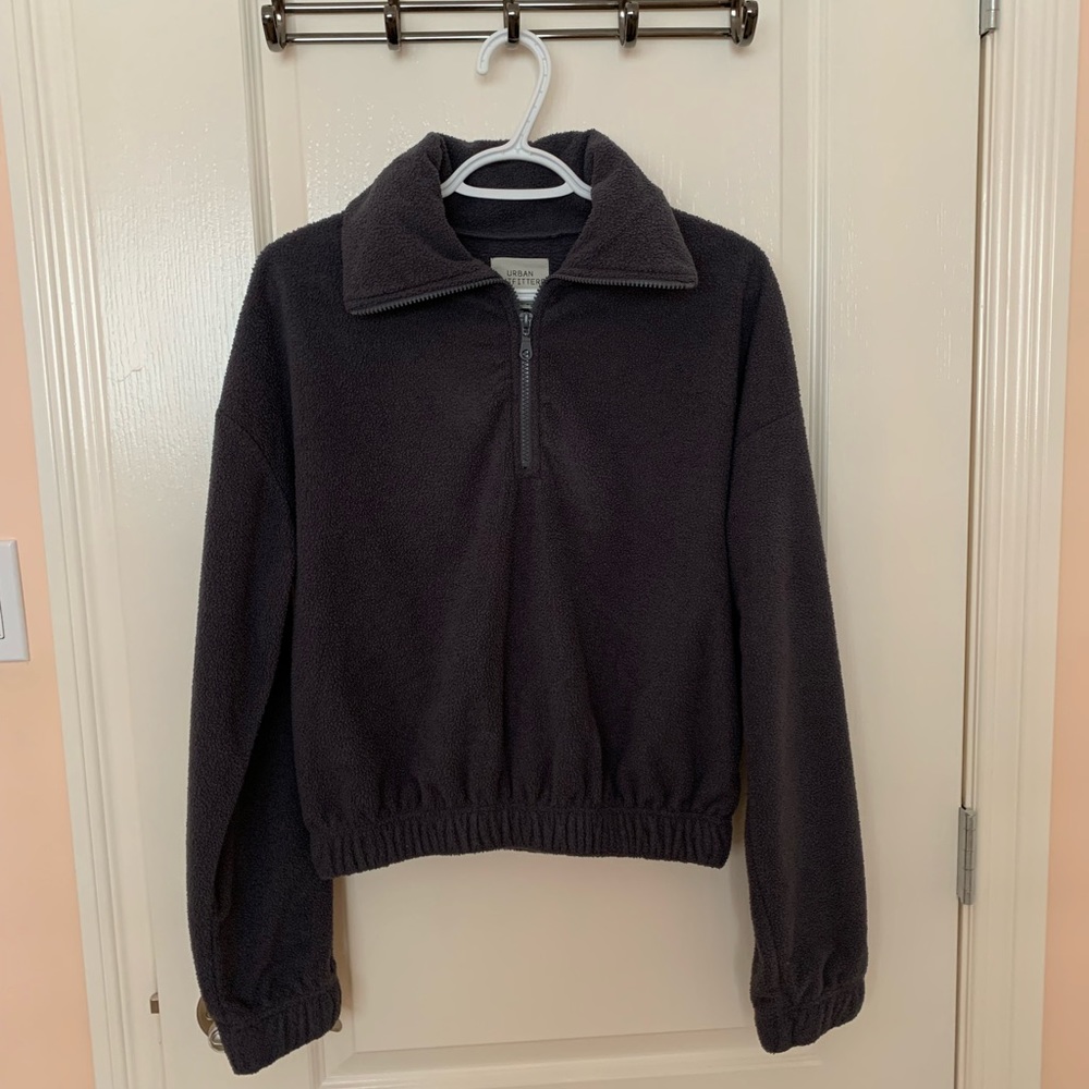 Urban Outfitters Fleece Quarter Zip